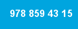 978 859 43 15 978 859 43 15
